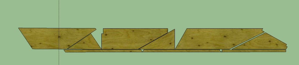 Which helped me to figure out how to use our narrowest boards to make our widest treads most efficiently.